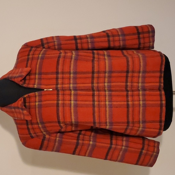 Plaid Wool Jacket - Picture 2 of 8